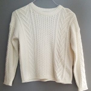 Madewell Cableknit Pullover Sweater XXS